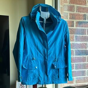 Lands' End Women's Teal Utility Jacket